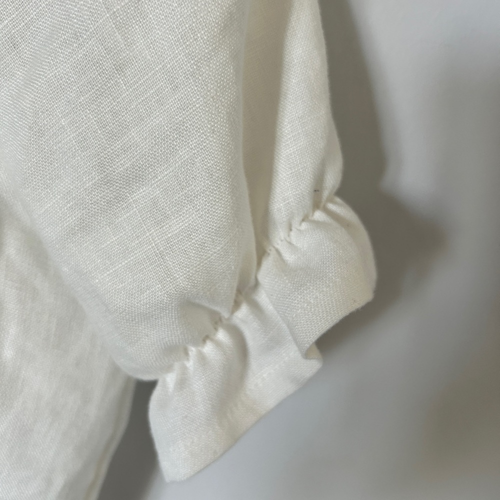 Modern Sunday Tie-front Blouse - Picture 3 of 6